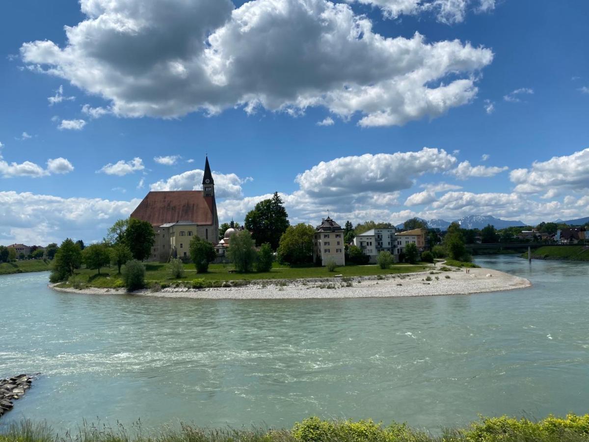 Ferienwohnung An Der Idyllischen Salzachschleife Naehe Salzburg Laufen Εξωτερικό φωτογραφία