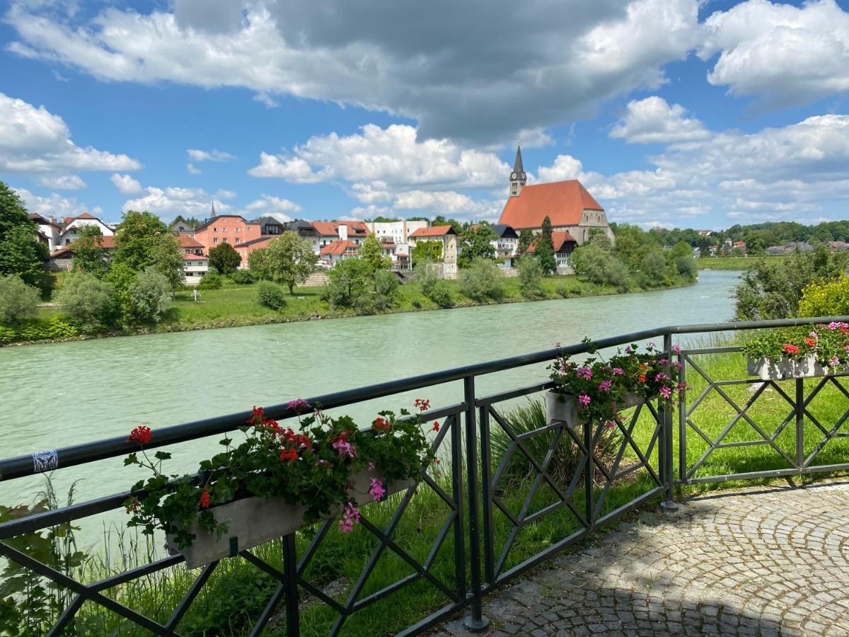 Ferienwohnung An Der Idyllischen Salzachschleife Naehe Salzburg Laufen Εξωτερικό φωτογραφία