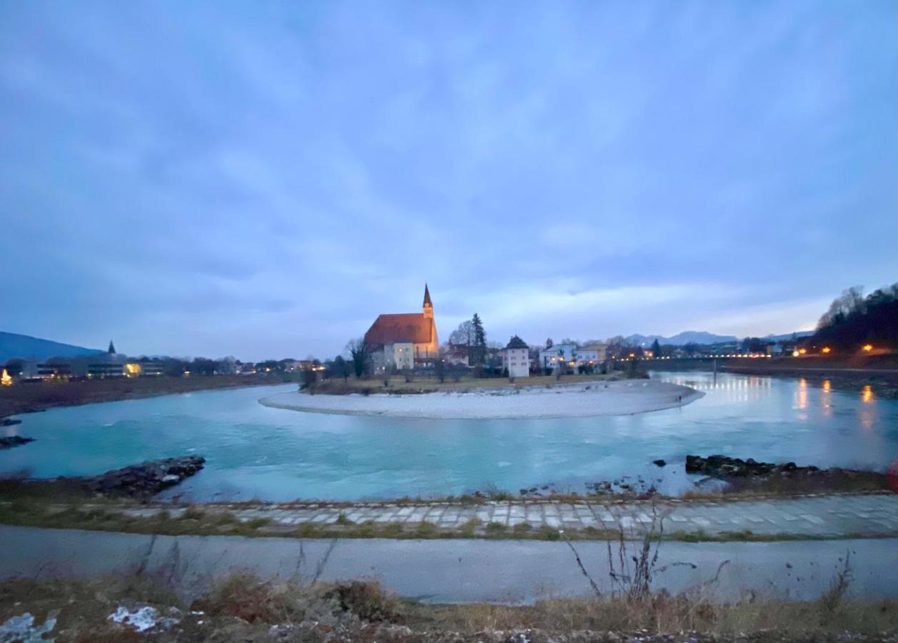Ferienwohnung An Der Idyllischen Salzachschleife Naehe Salzburg Laufen Εξωτερικό φωτογραφία
